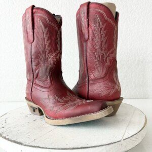 Lane Lexington Kids Red Cowboy Boots Size 11 Little Girls Western Cowgirl Boots